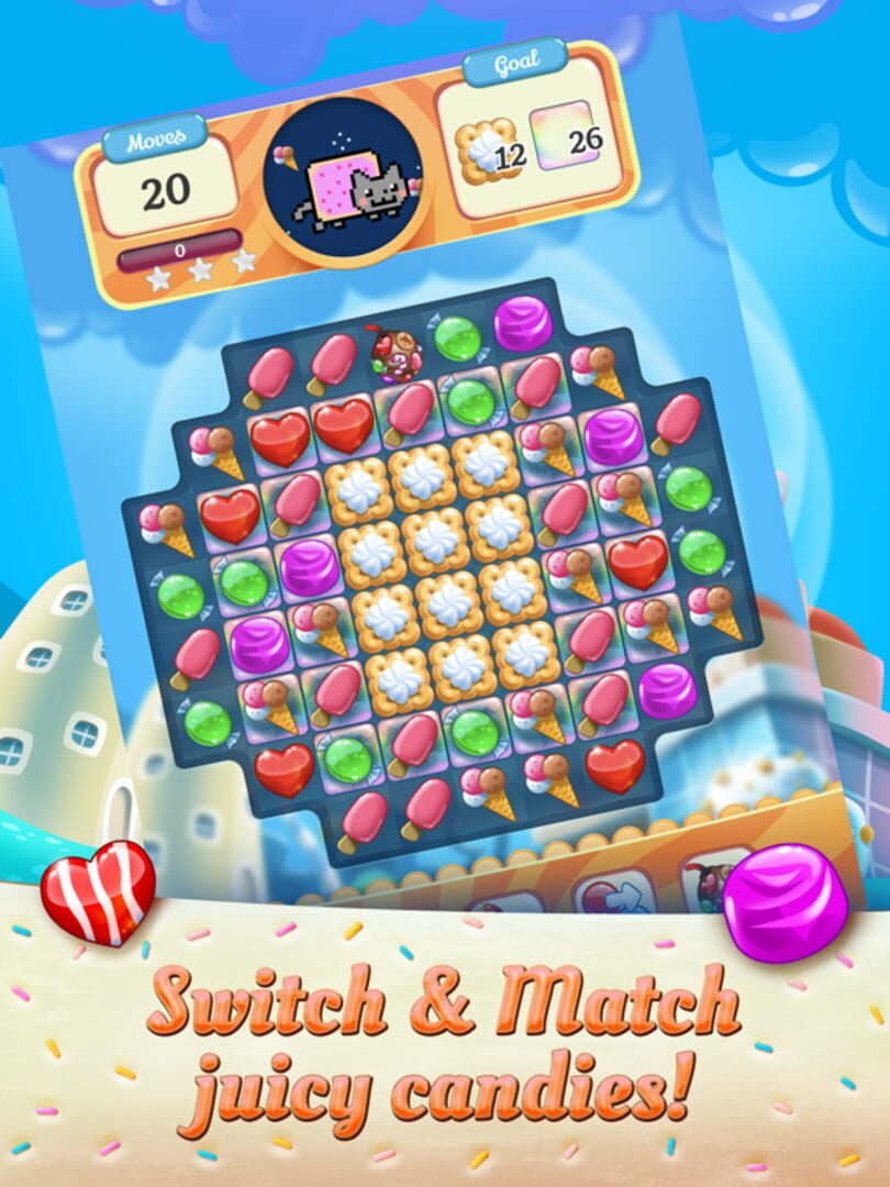 Nyan Cat: Candy Match - Screenshot