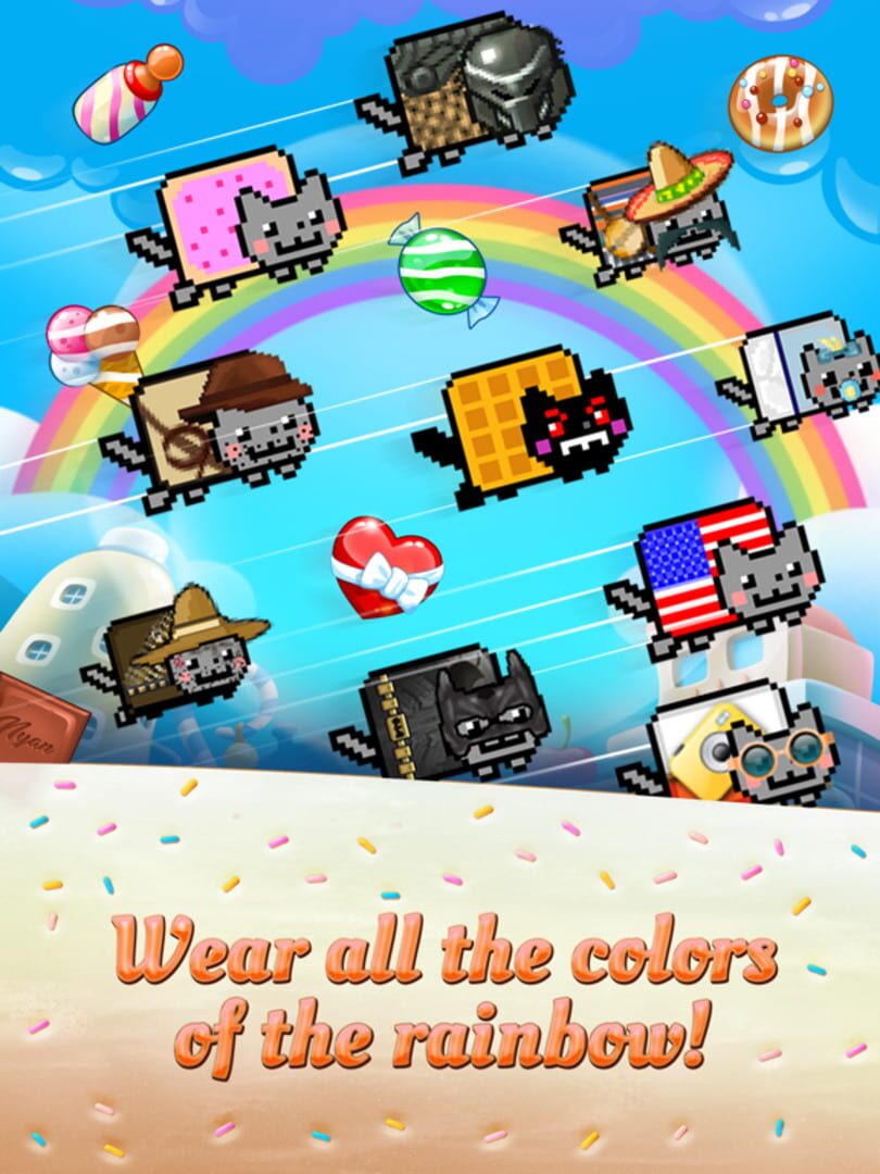 Nyan Cat: Candy Match - Screenshot