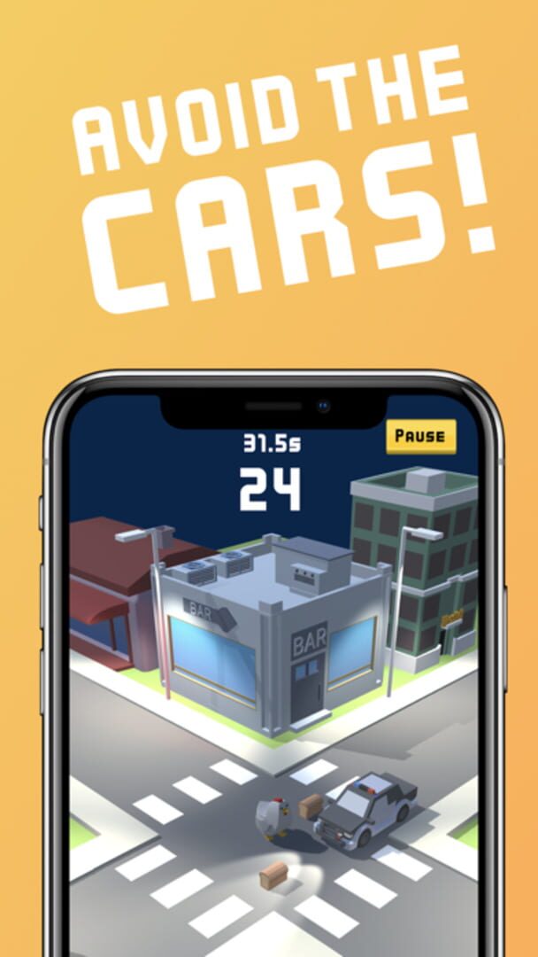 Cluck In Traffic: Cars Royale! - Screenshot