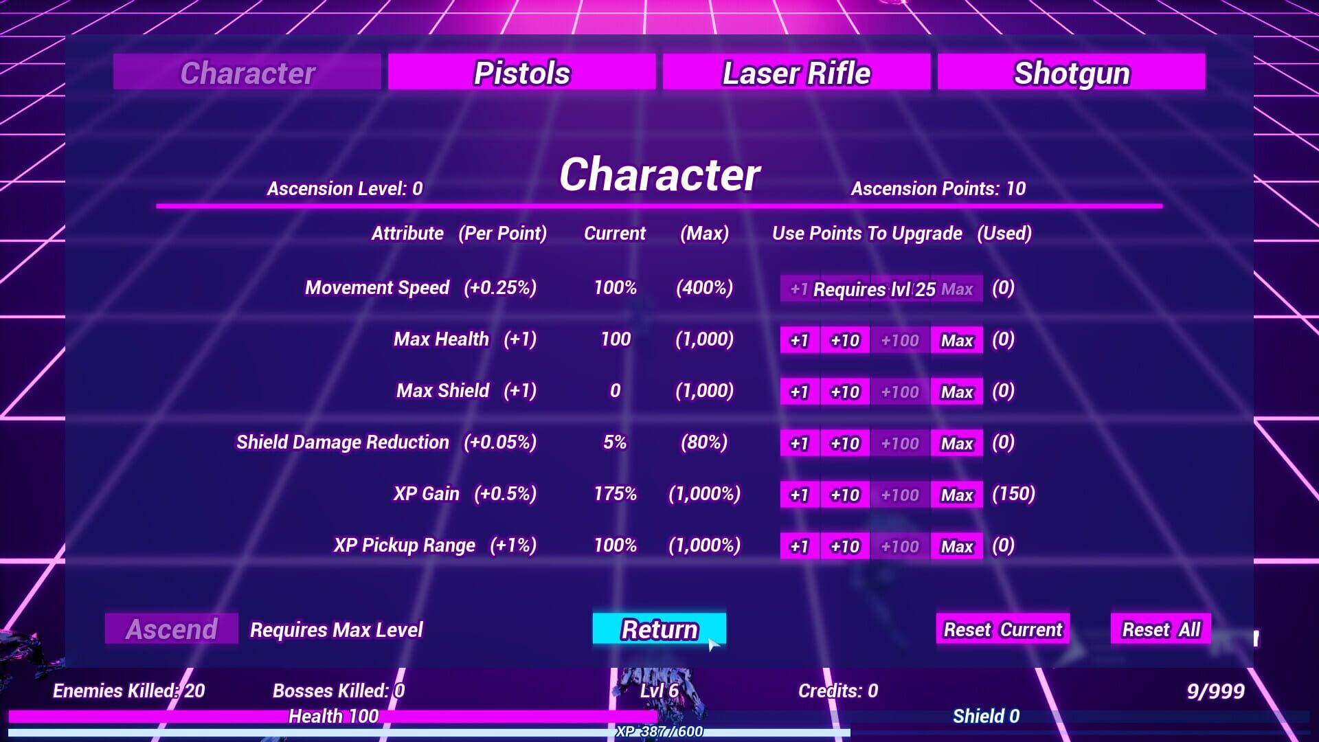 Synthwave Ascension - Screenshot