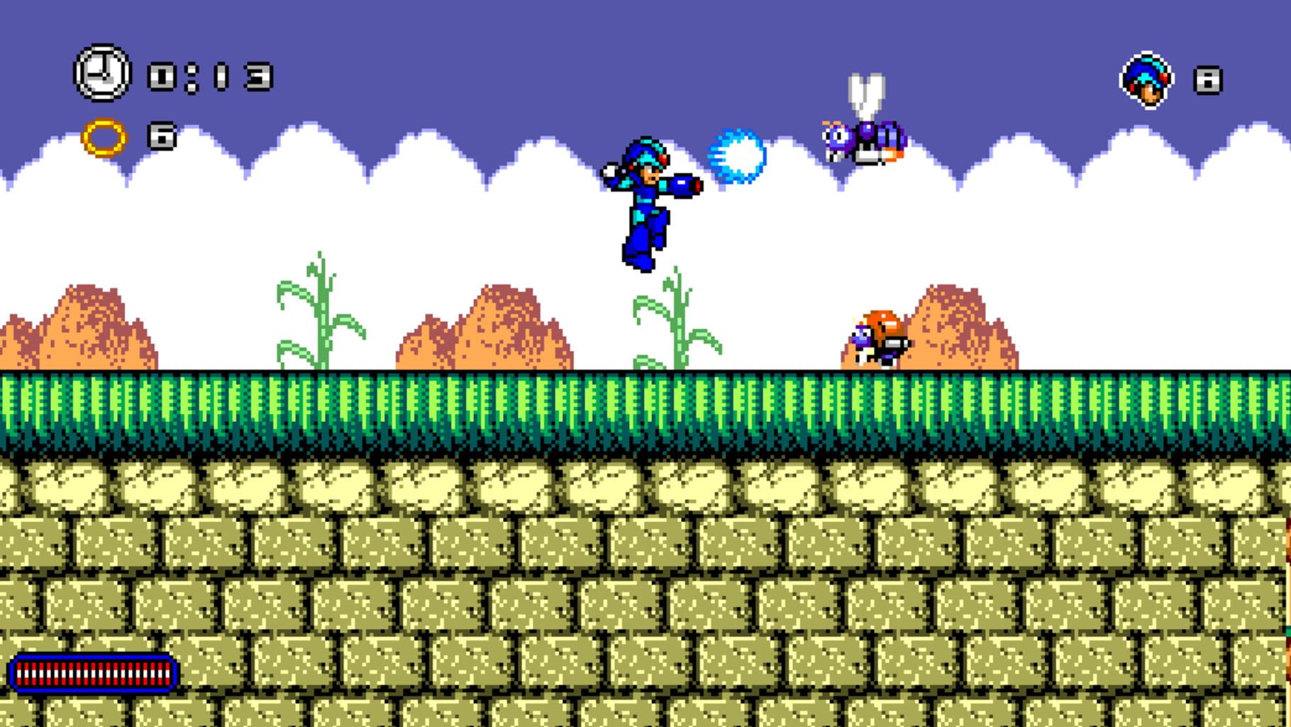 Megaman X in Sonic Blasting Adventure