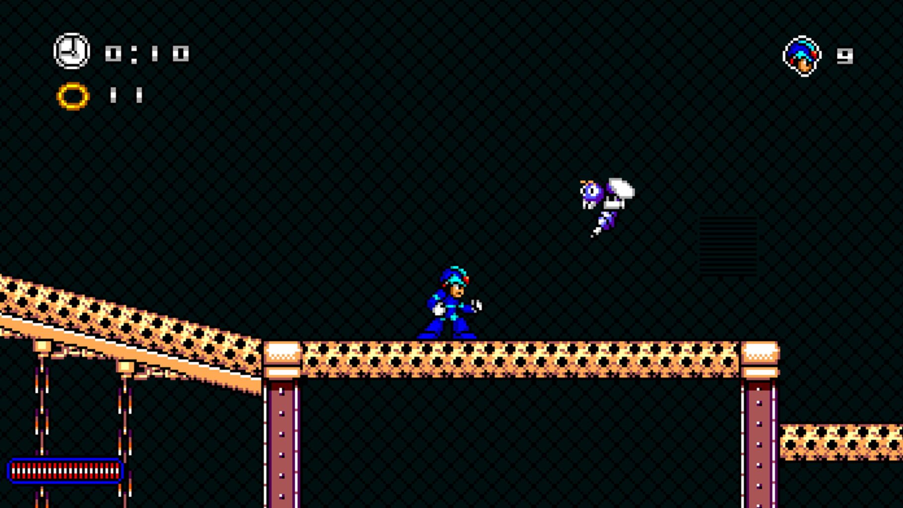 Megaman X in Sonic Blasting Adventure