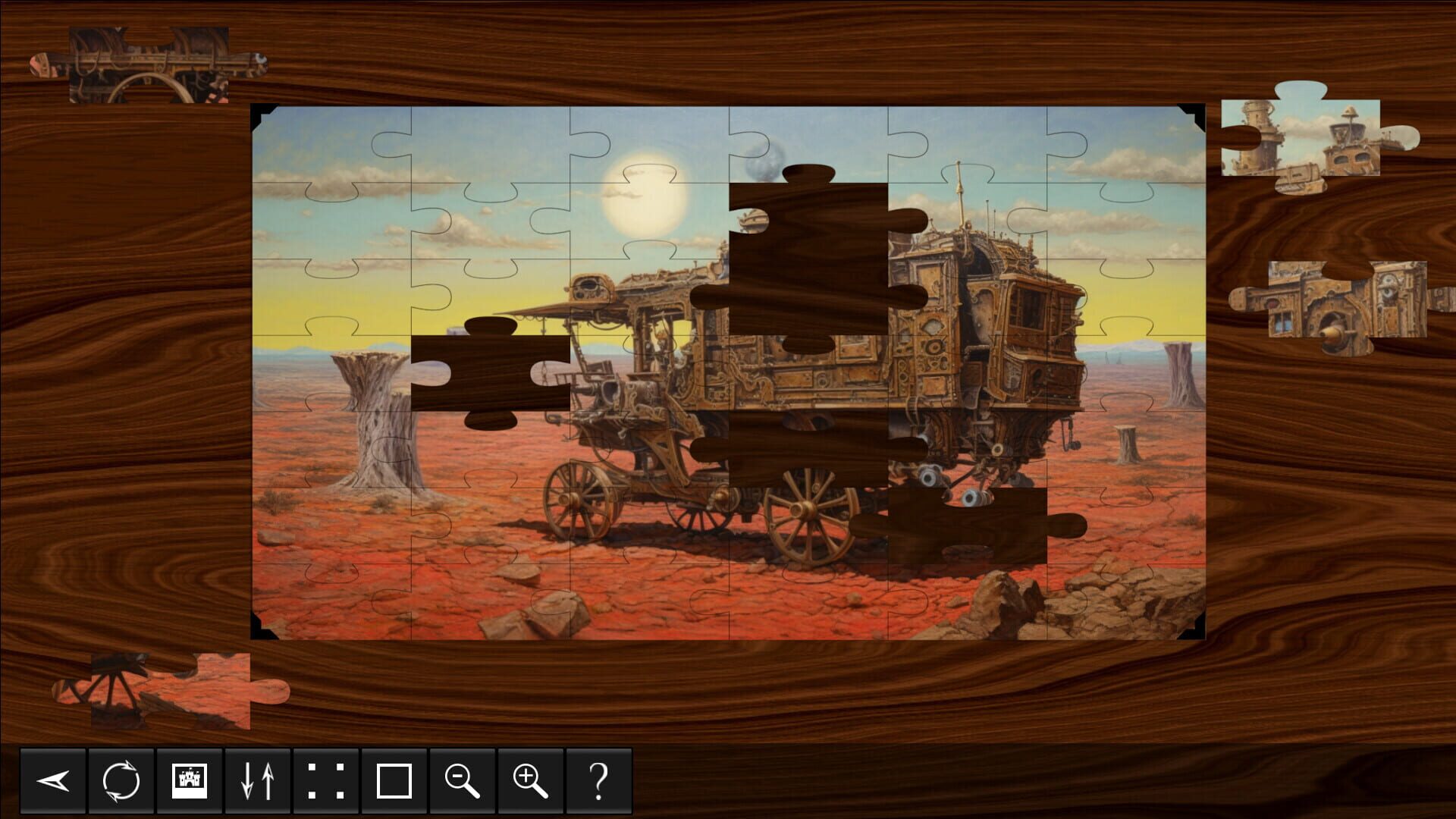 Steampunk Jigsaw Puzzles: The Wild West