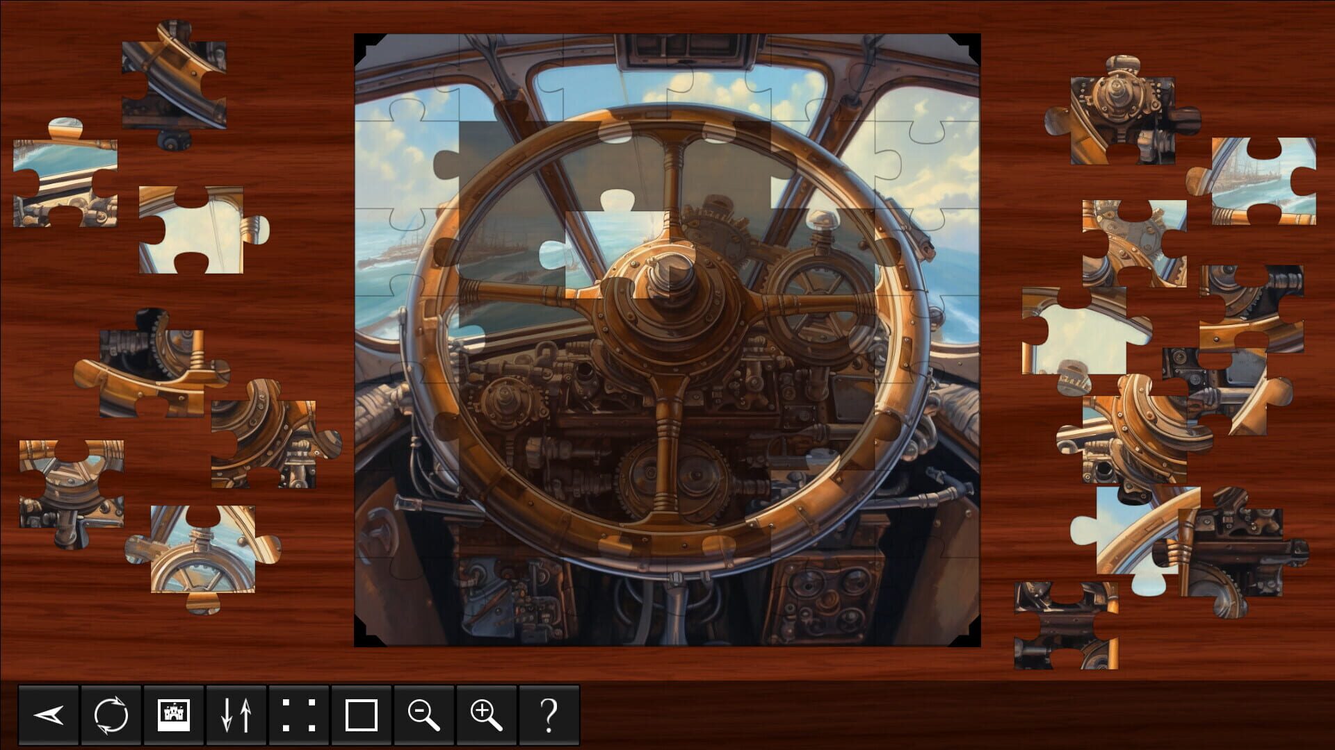 Steampunk Jigsaw Puzzles: Airships & Aviators