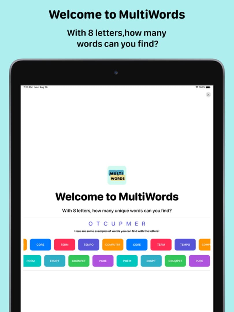 MultiWords - Screenshot