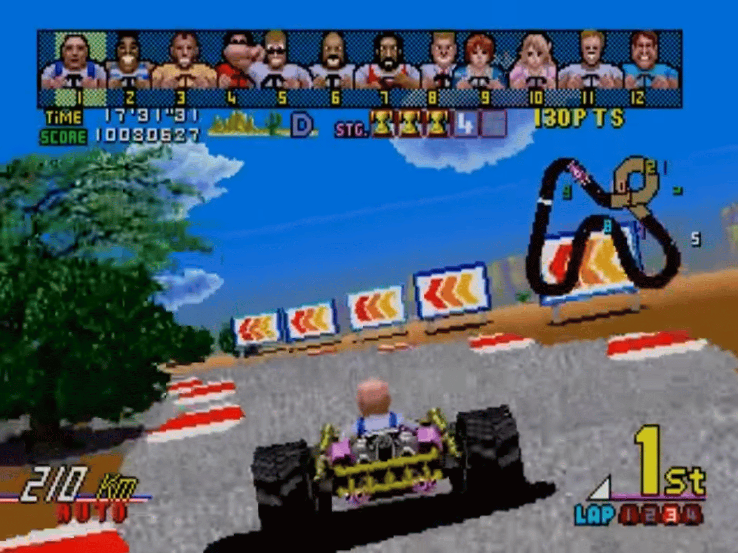 Sega Ages Vol. 10: Power Drift screenshot