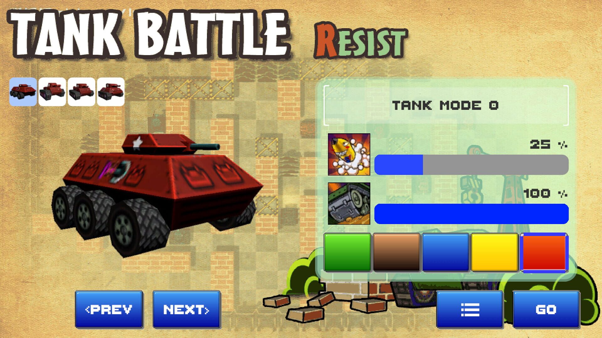 Tank Battle Resist - Screenshot