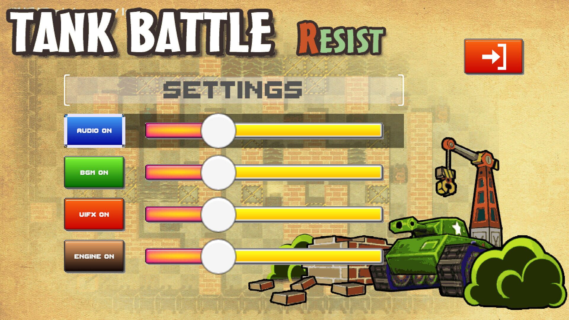 Tank Battle Resist - Screenshot