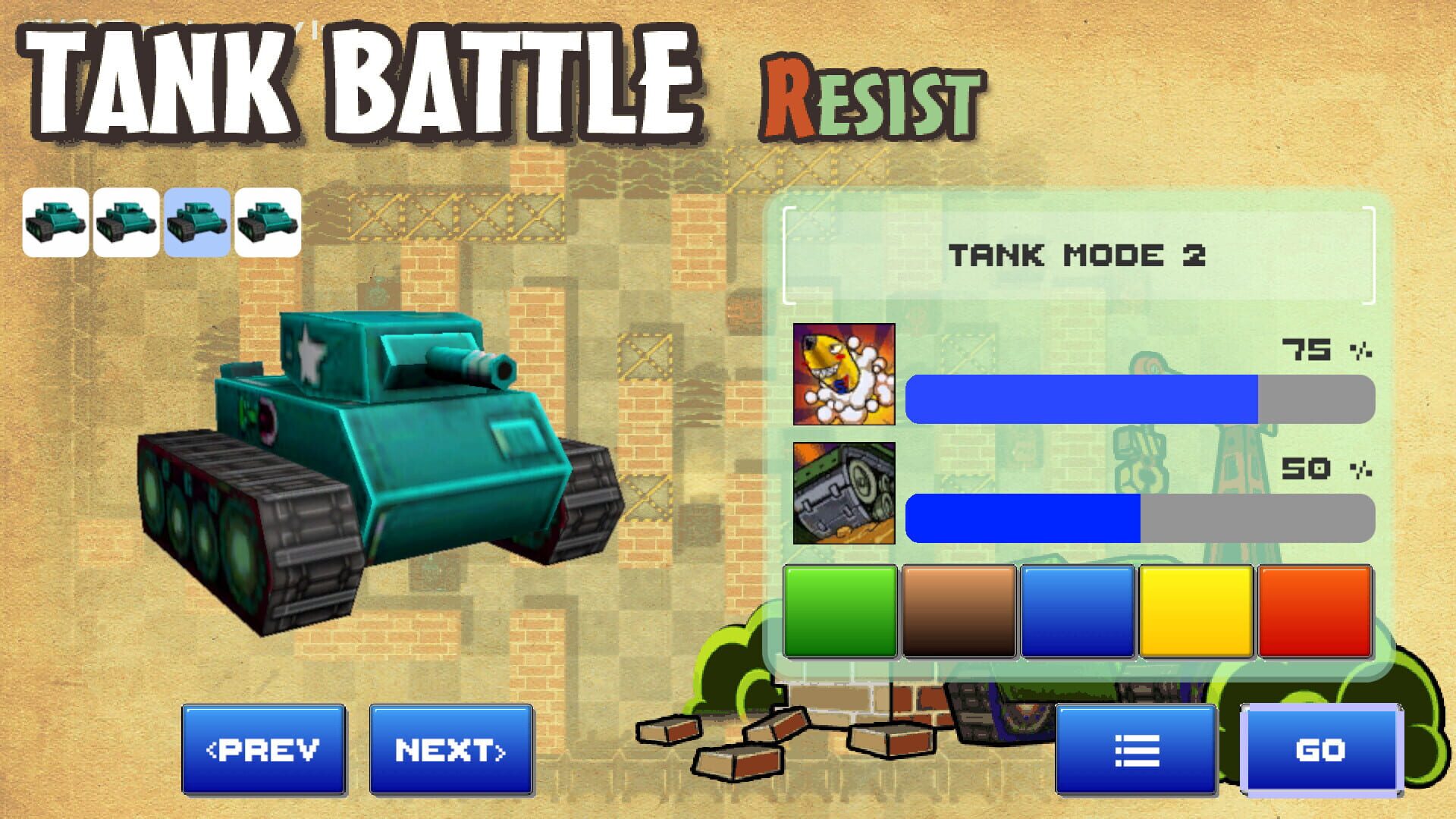 Tank Battle Resist - Screenshot