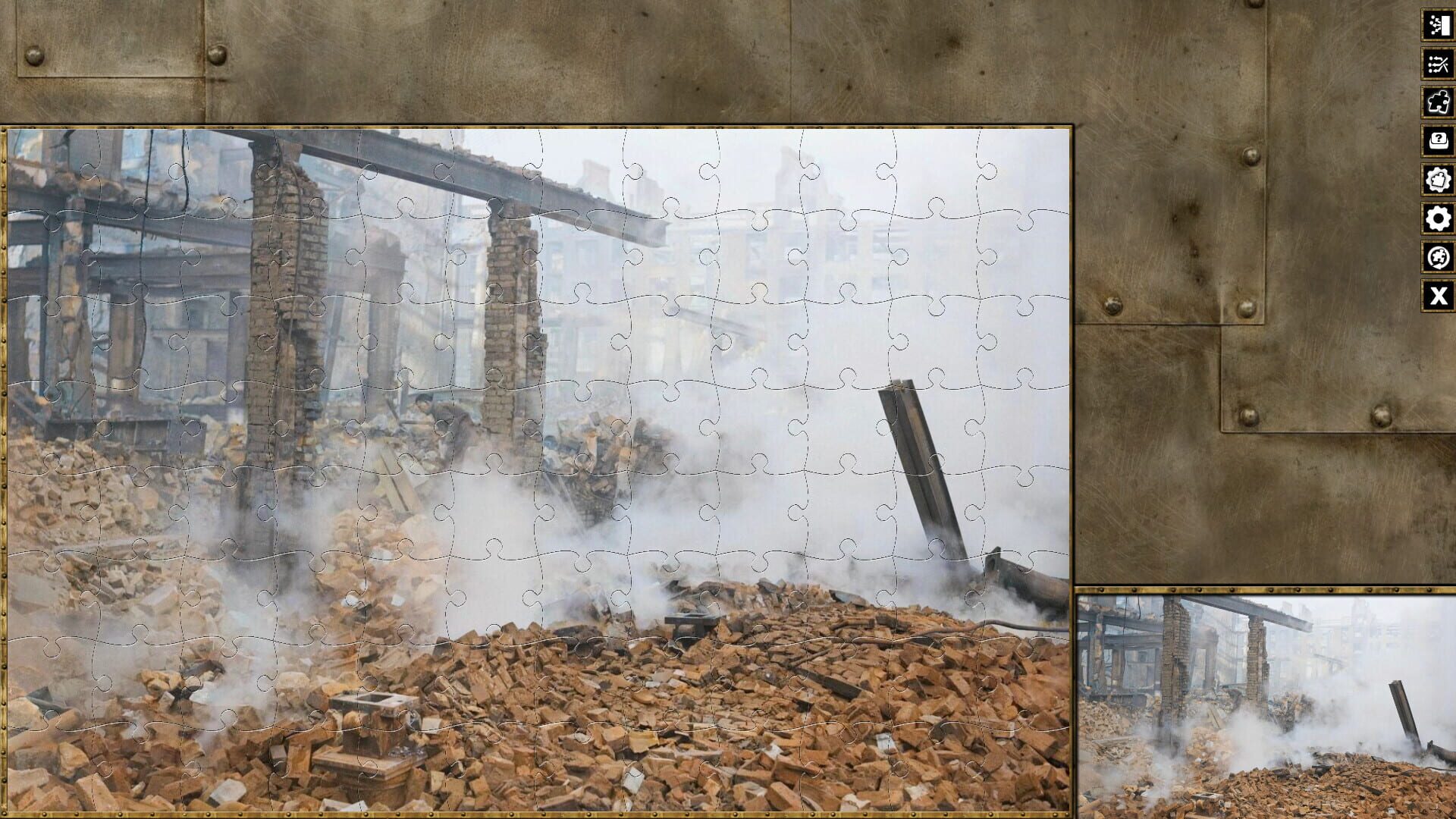 Pixel Puzzles WW2 Jigsaw: Pack - The Blitz - Screenshot