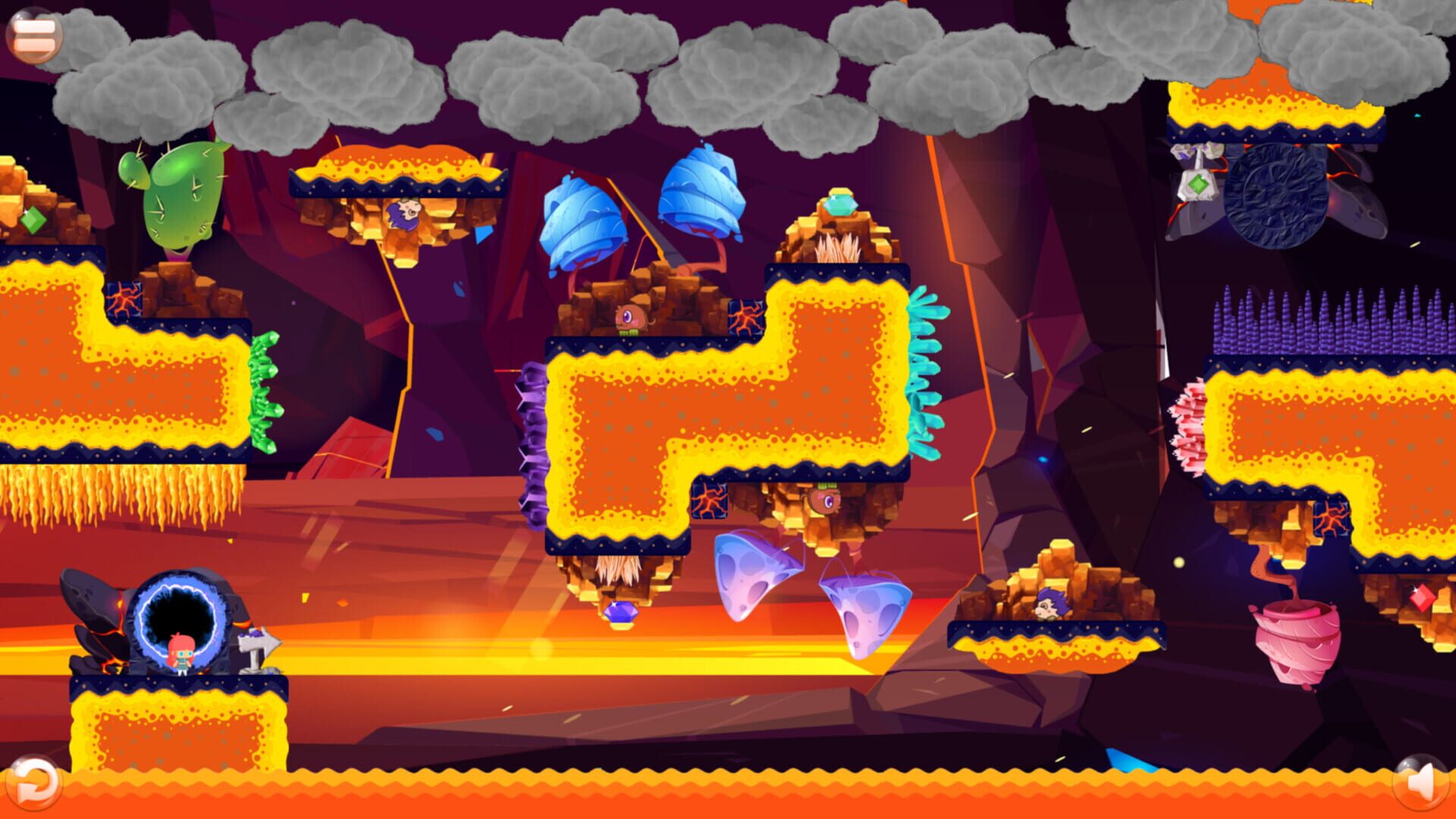 Petty's Adventure: Volcano - Screenshot