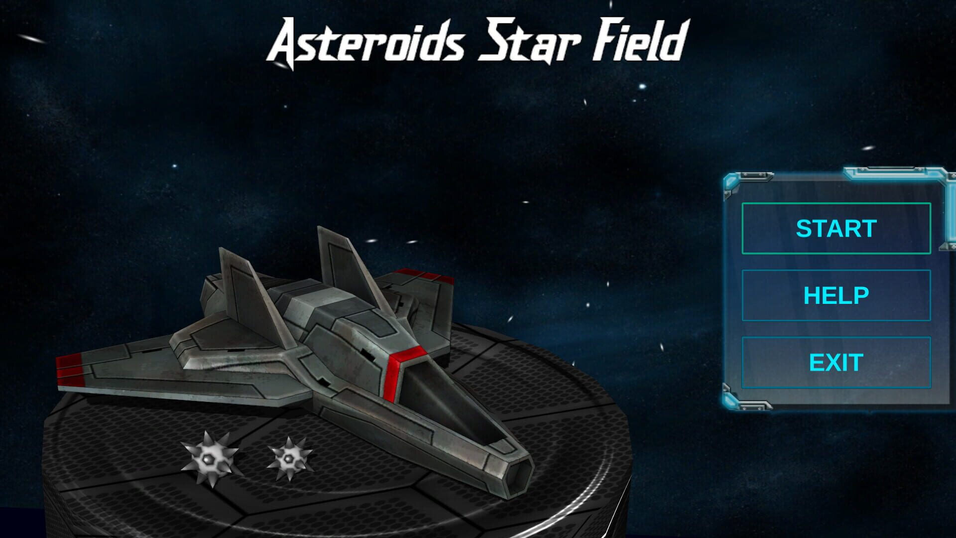 Asteroids Star Fields - Screenshot