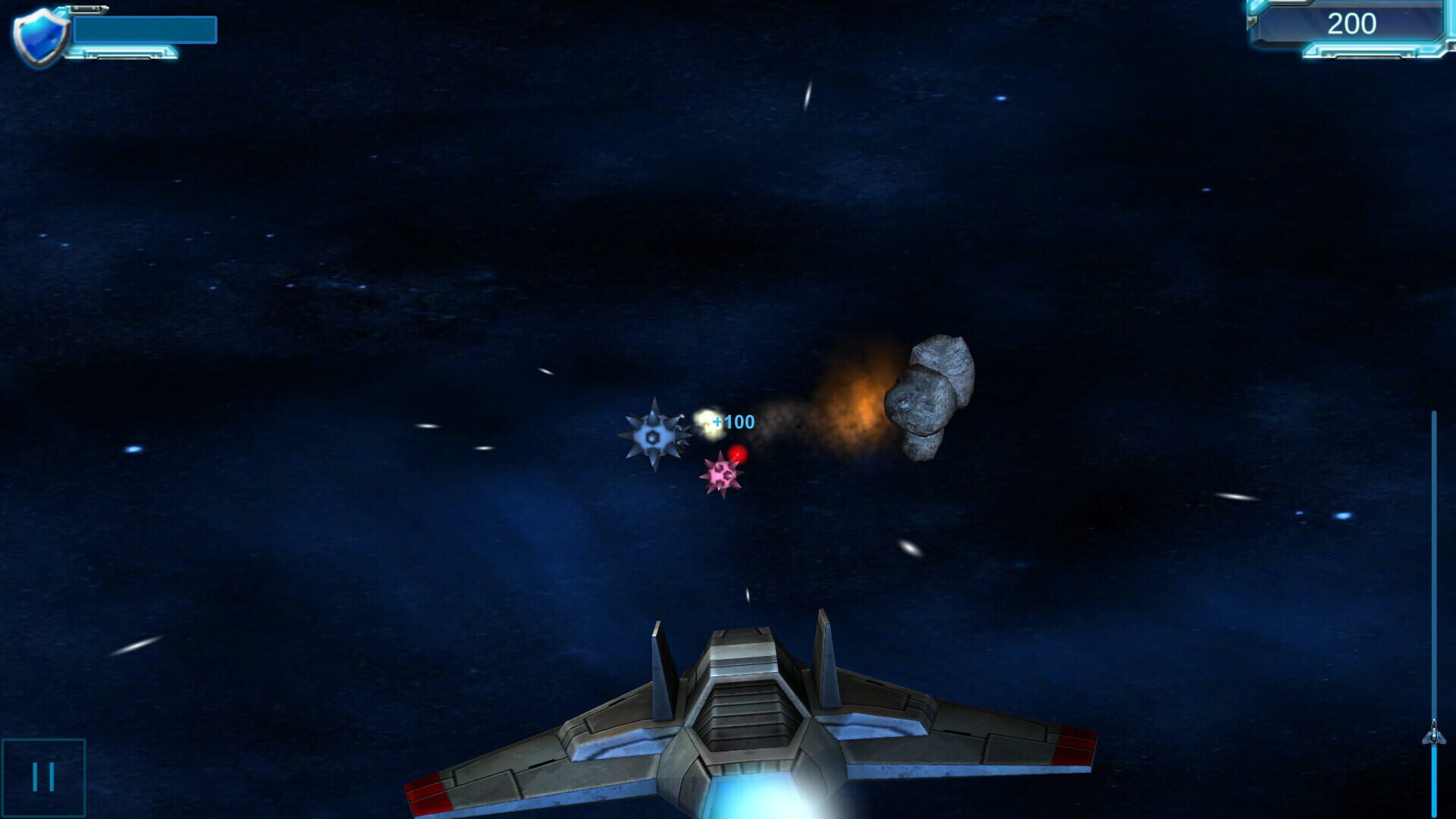 Asteroids Star Fields - Screenshot