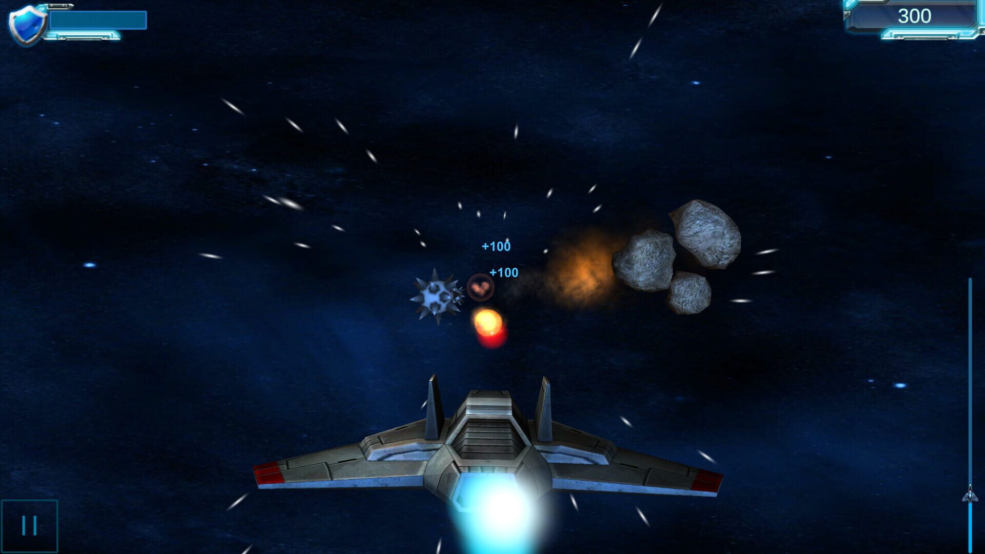 Asteroids Star Fields - Screenshot