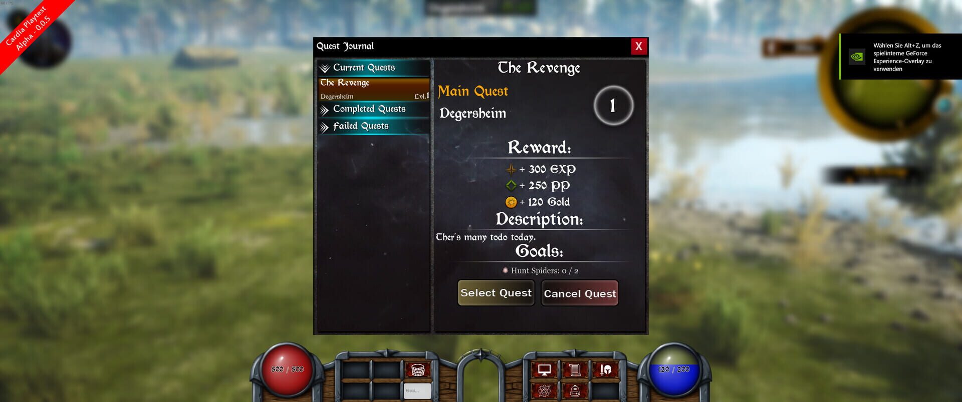 Cardia - Screenshot