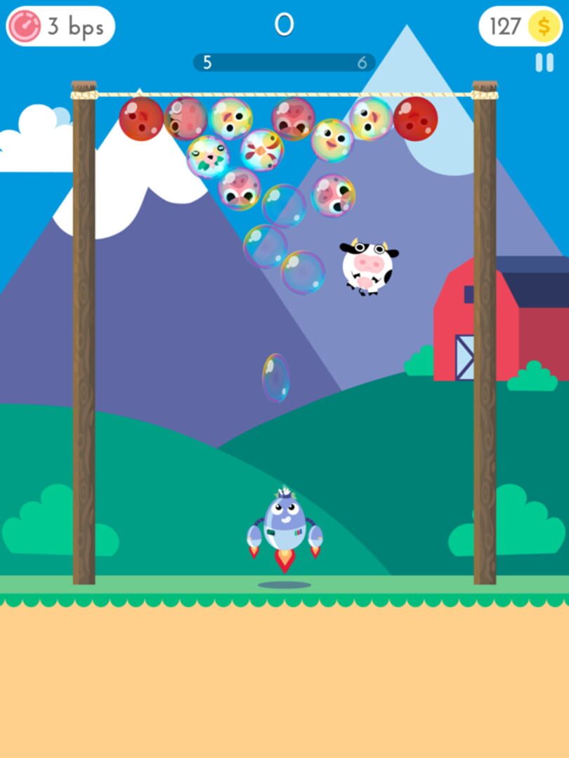Bubble Shooting Robots - Screenshot