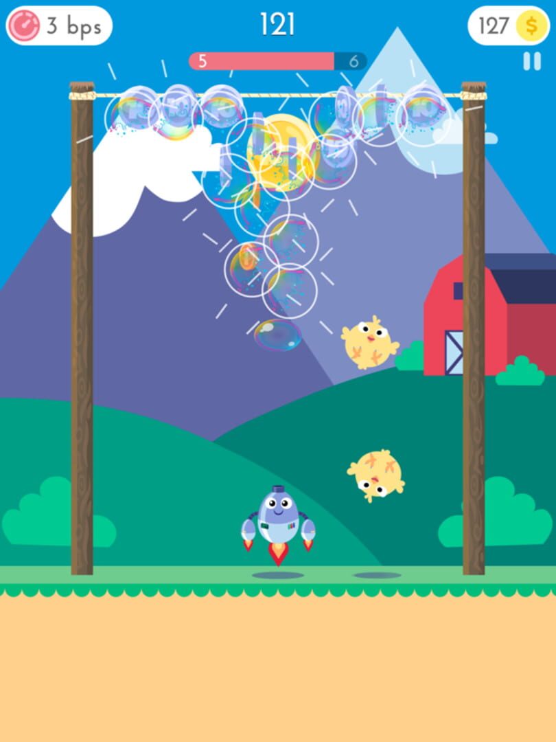 Bubble Shooting Robots - Screenshot