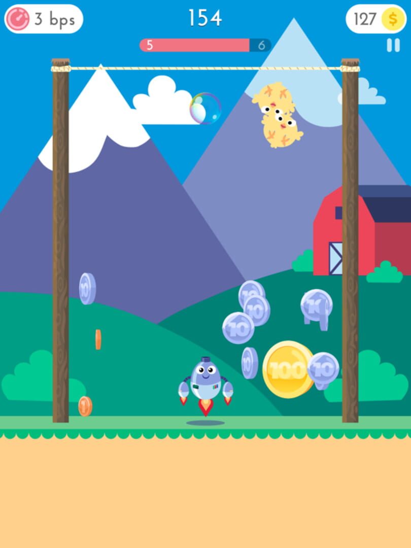 Bubble Shooting Robots - Screenshot