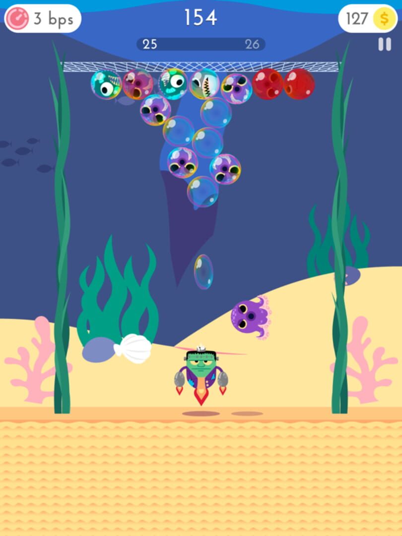 Bubble Shooting Robots - Screenshot