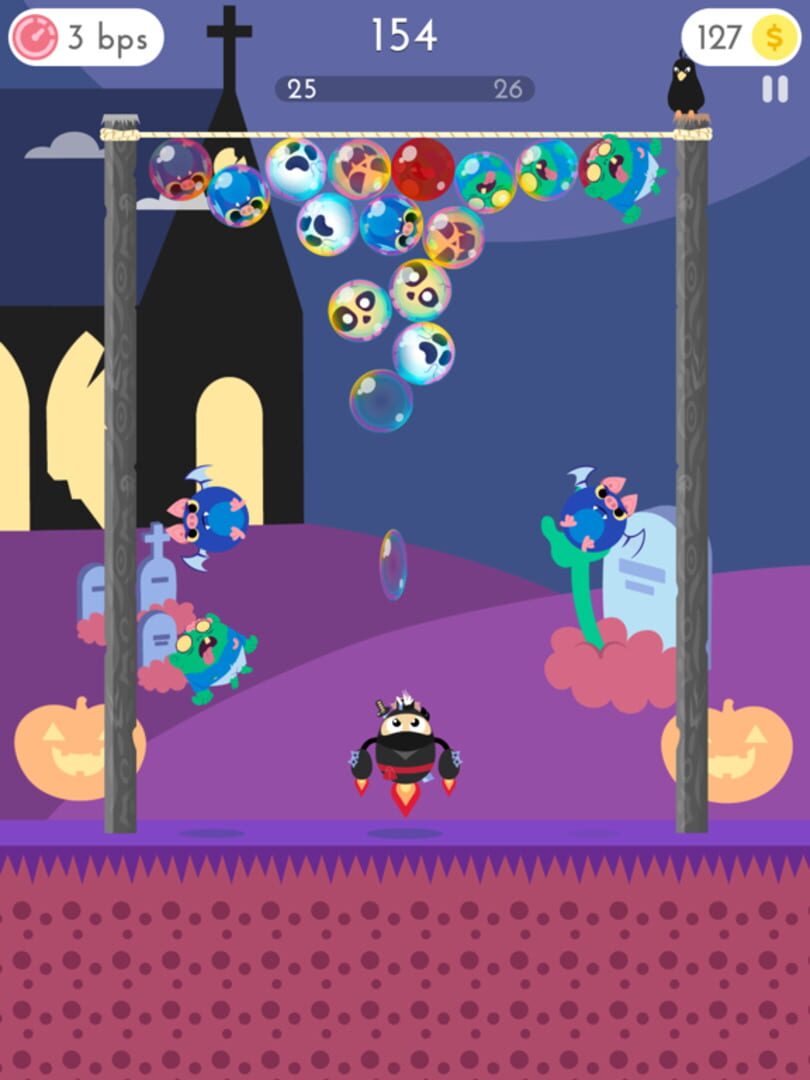 Bubble Shooting Robots - Screenshot