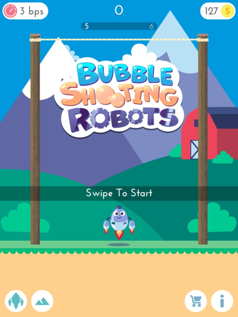 Bubble Shooting Robots - Screenshot