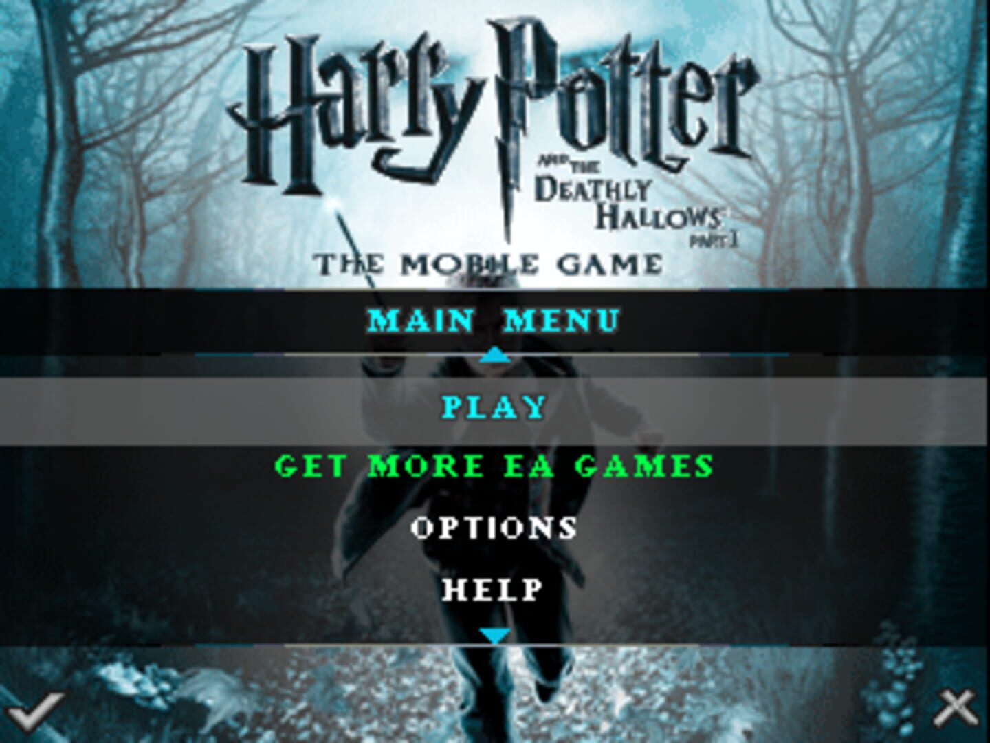 Captura de pantalla - Harry Potter and the Deathly Hallows: Part 1 - The Mobile Game