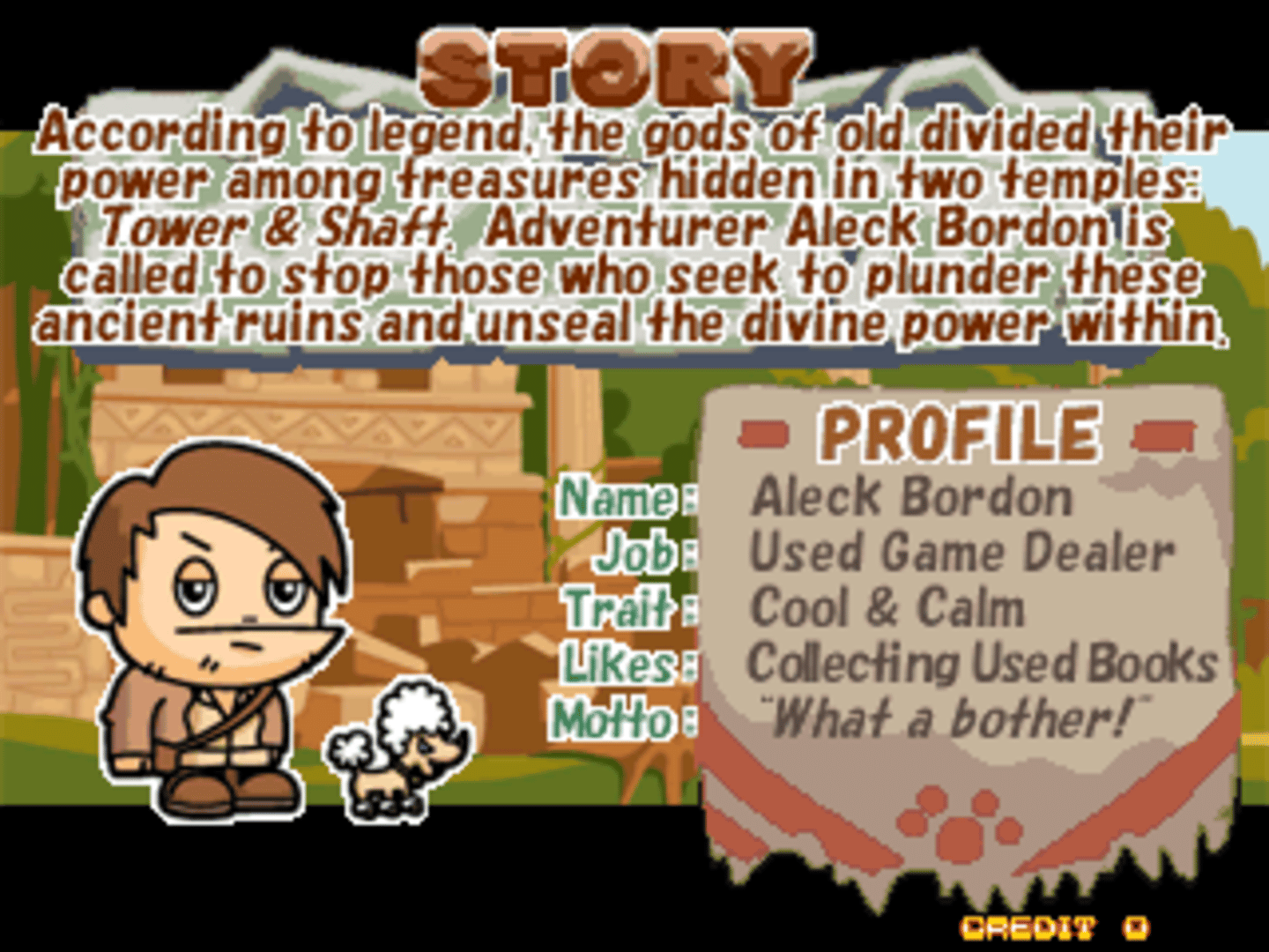 Aleck Bordon Adventure: Tower and Shaft Advance screenshot