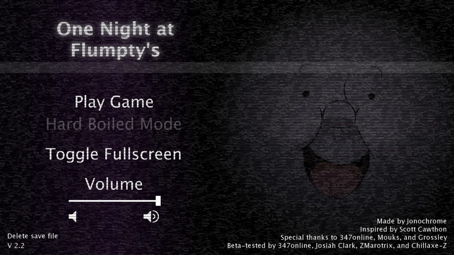 Captura de pantalla - One Night at Flumpty's