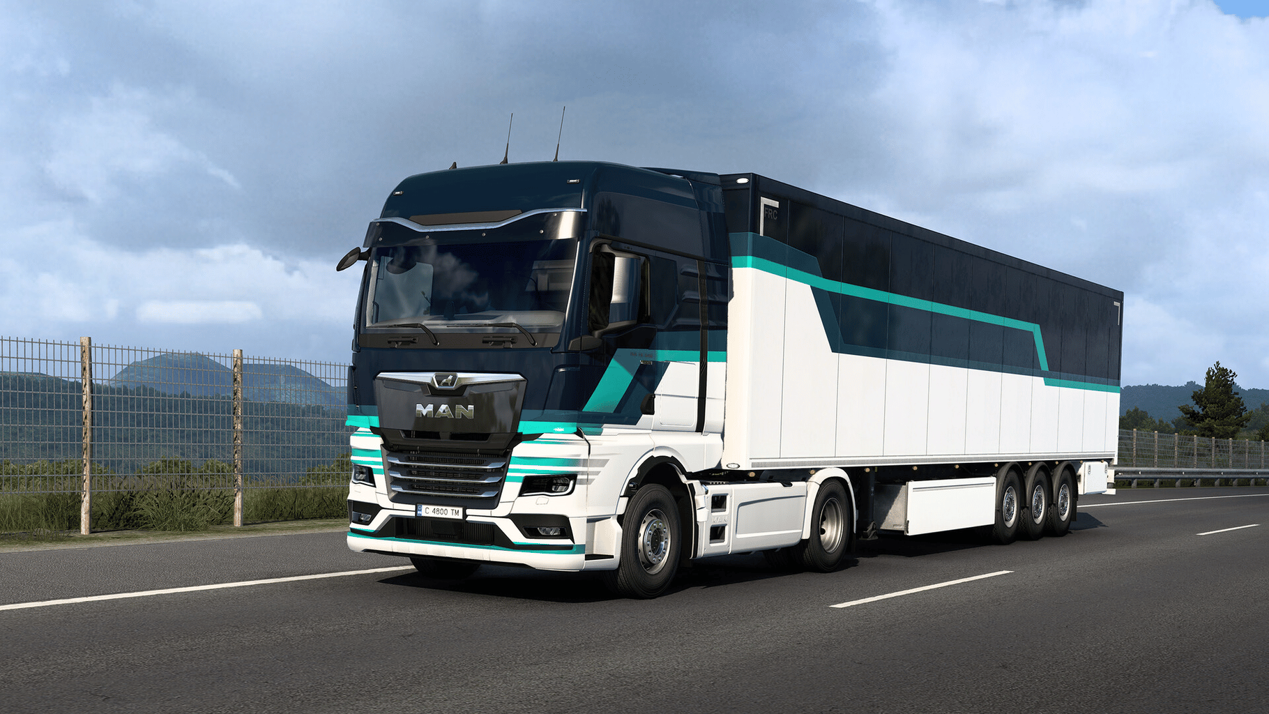 Euro Truck Simulator 2: Modern Lines Paint Jobs Pack screenshot