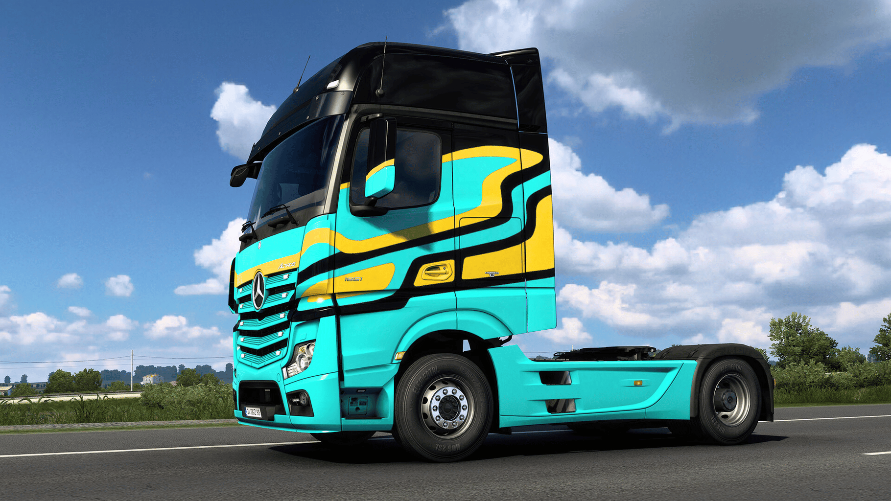 Euro Truck Simulator 2: Modern Lines Paint Jobs Pack screenshot