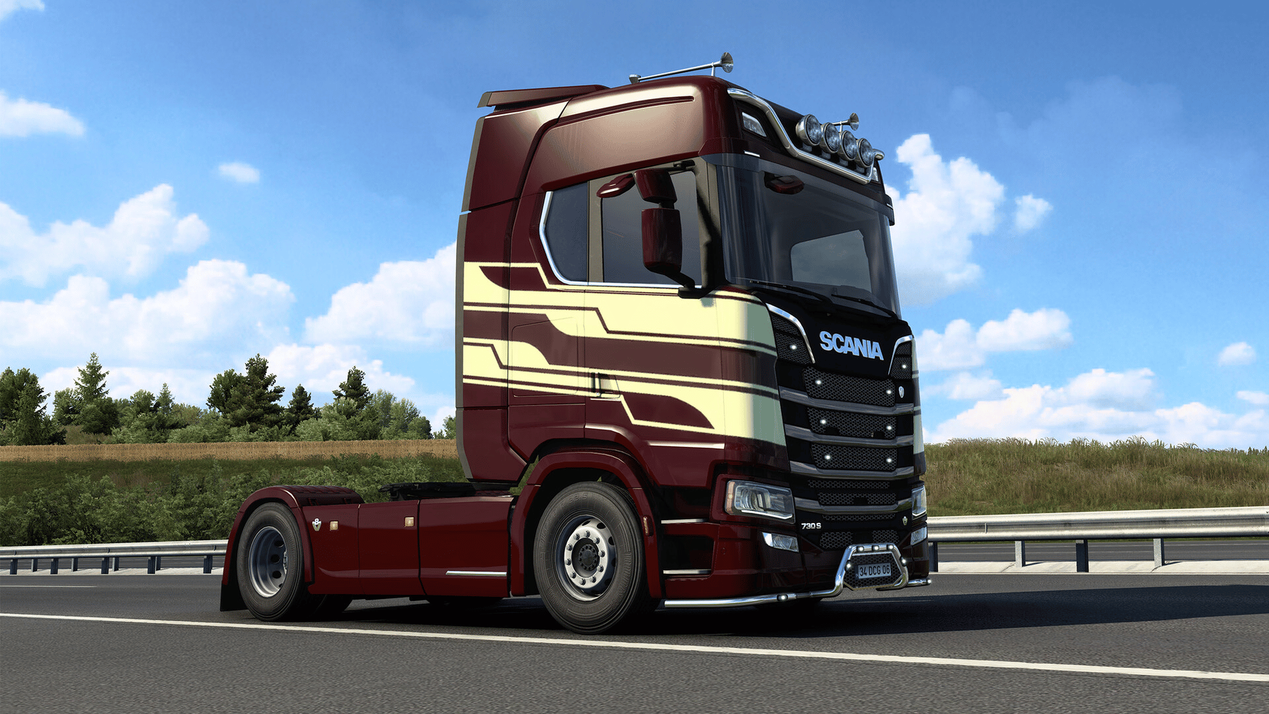 Euro Truck Simulator 2: Modern Lines Paint Jobs Pack screenshot