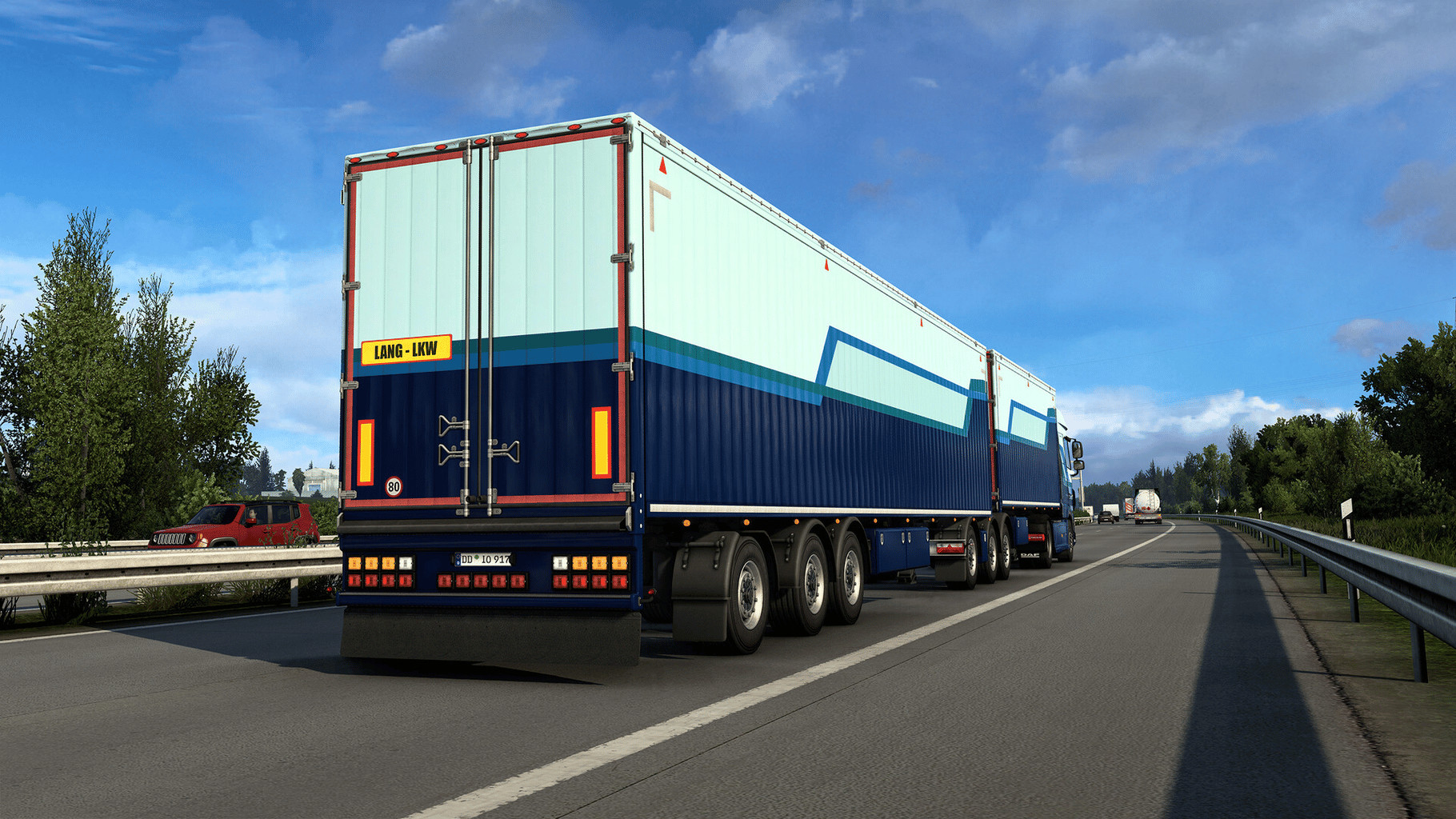 Euro Truck Simulator 2: Modern Lines Paint Jobs Pack screenshot