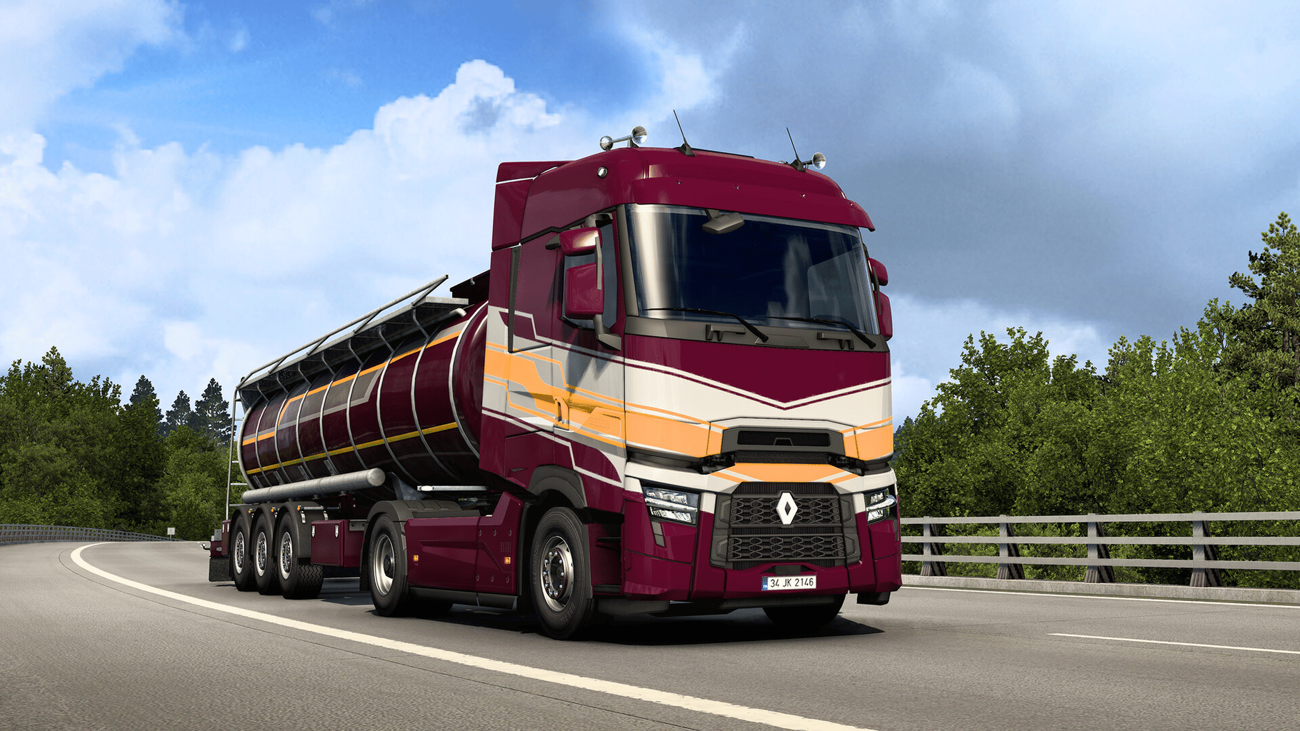 Euro Truck Simulator 2: Modern Lines Paint Jobs Pack screenshot