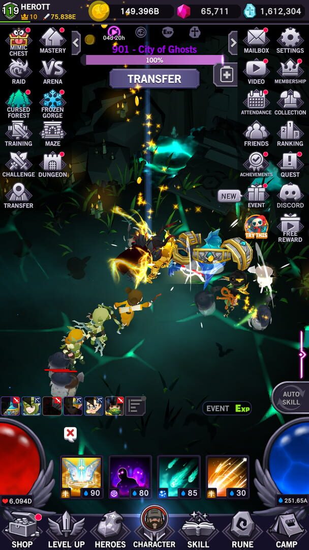 AFK Dungeon - Screenshot