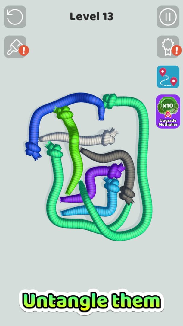 Tangled Snakes - Screenshot