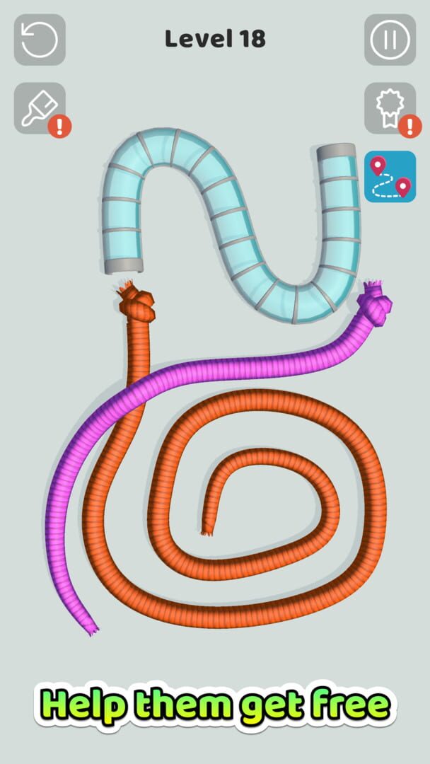 Tangled Snakes - Screenshot