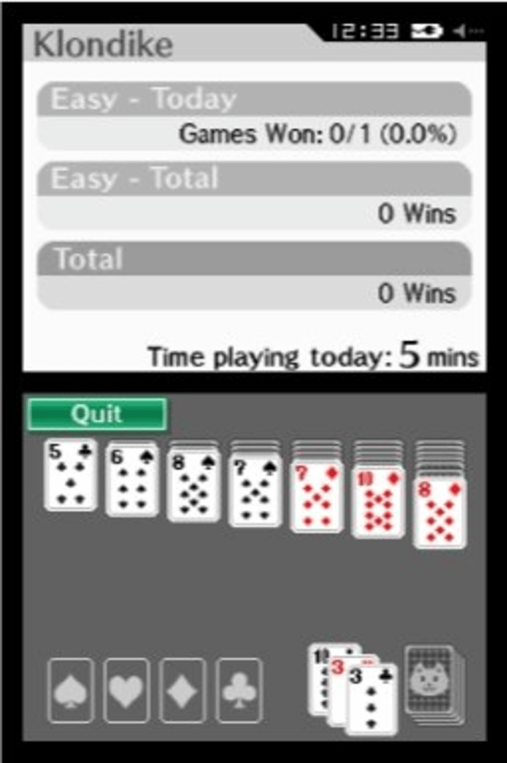 Touch Solitaire screenshot