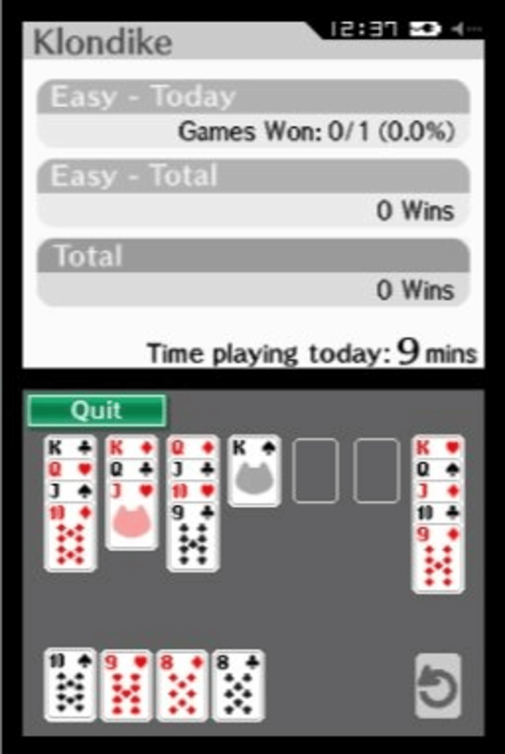 Touch Solitaire screenshot