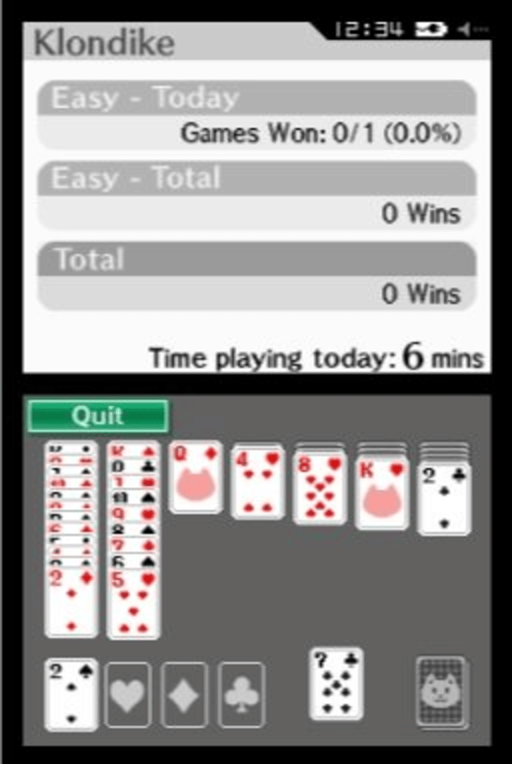 Touch Solitaire screenshot