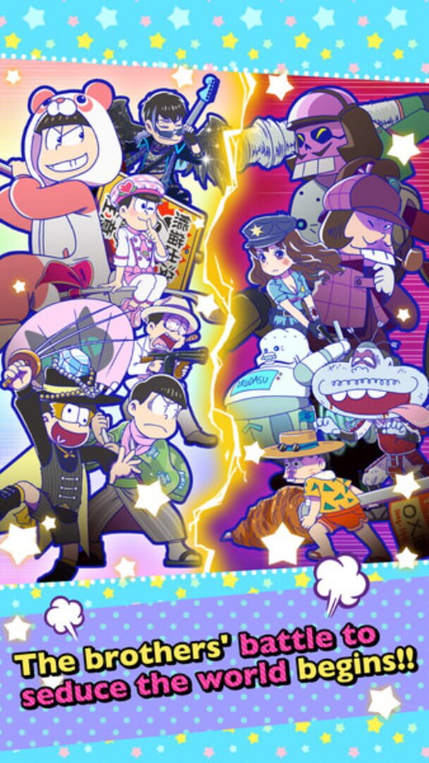 Captura de pantalla - Osomatsu-san Hesokuri Wars: Battle of the NEETs