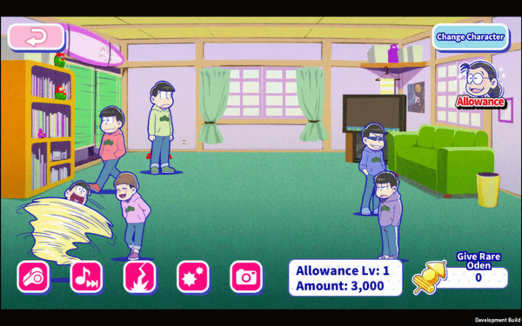 Osomatsu-san Hesokuri Wars: Battle of the NEETs screenshot