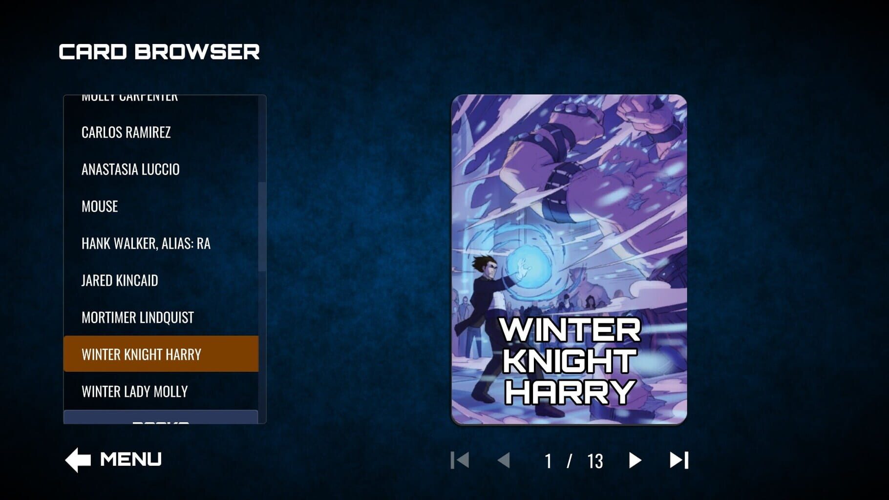 Captura de pantalla - Dresden Files Cooperative Card Game: Winter Schemes