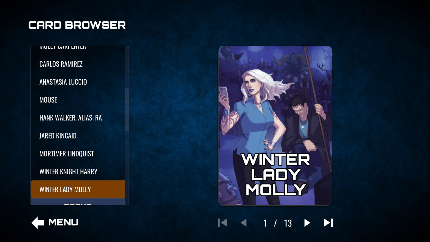 Dresden Files Cooperative Card Game: Winter Schemes screenshot