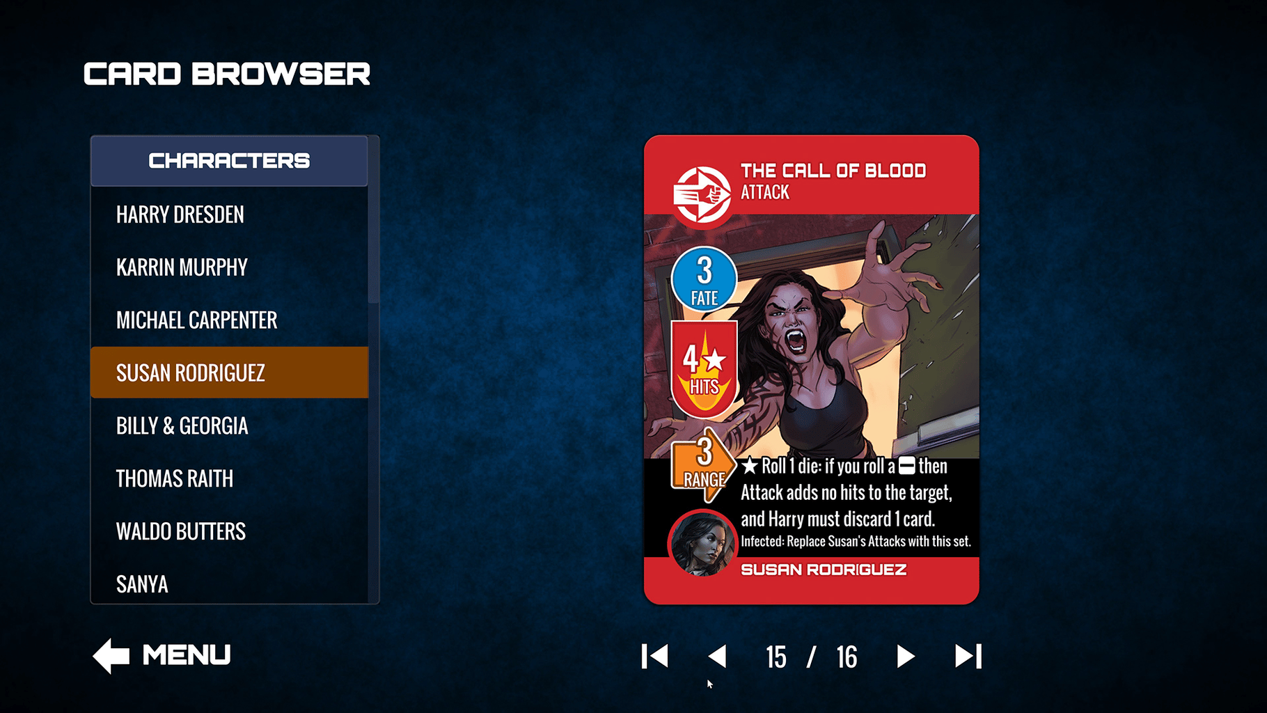 Dresden Files Cooperative Card Game: Mouse & Variants screenshot