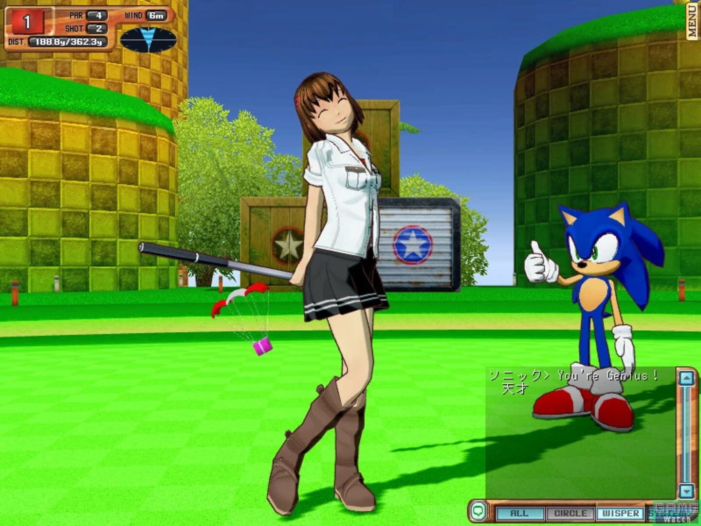 Captura de pantalla - Sega Splash! Golf