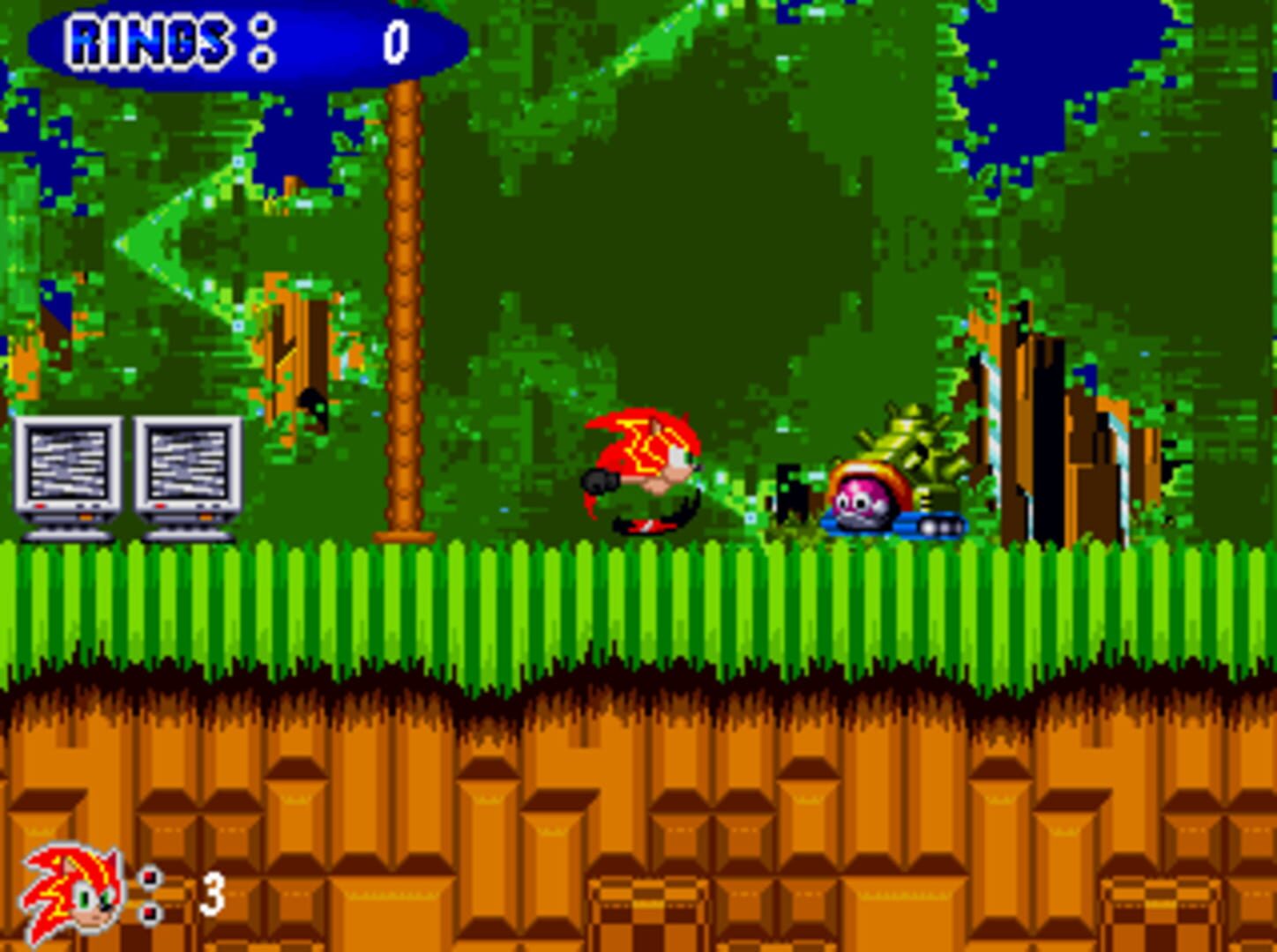 Kryptonite: Flamez Hedgehog - Screenshot