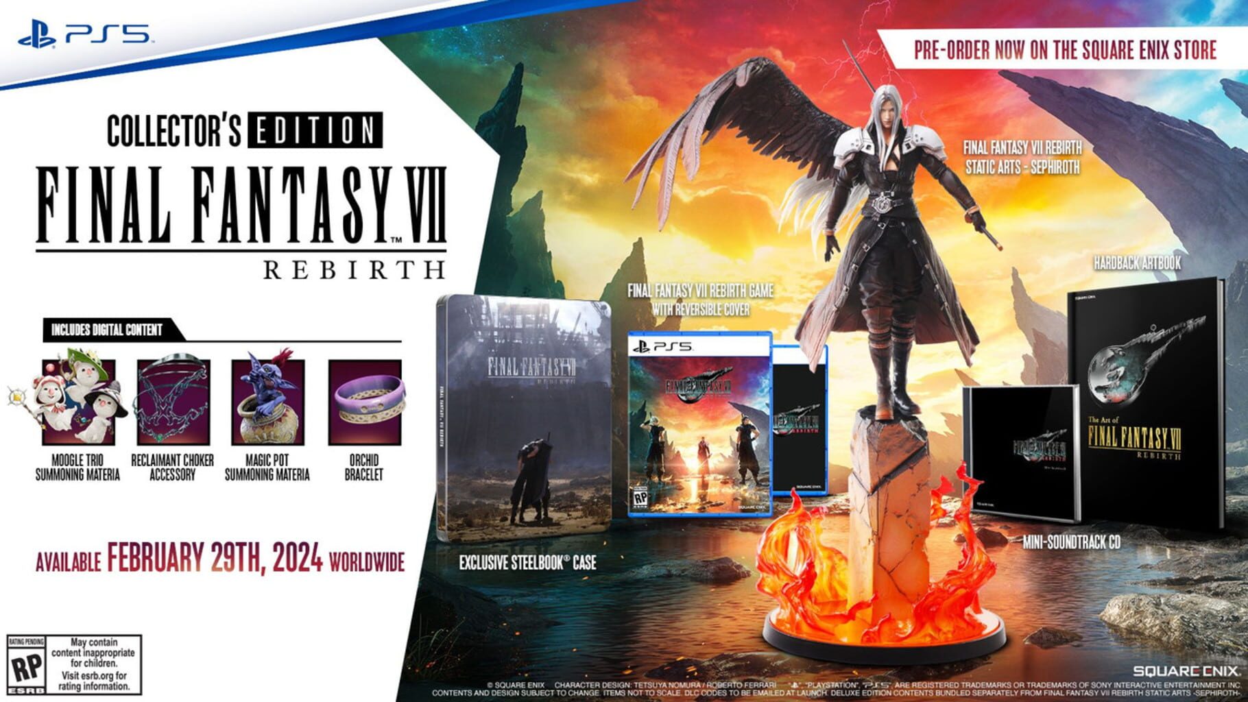 Captura de pantalla - Final Fantasy VII Rebirth: Collector's Edition