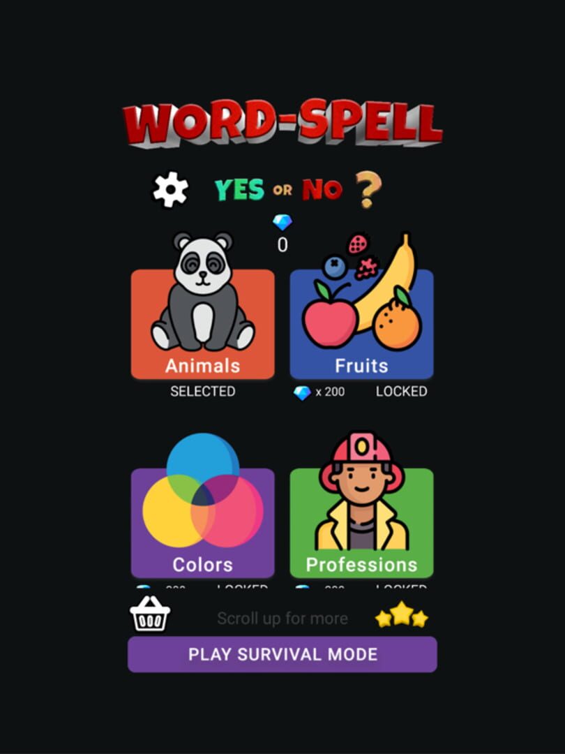 Word Spell Game: Yes or No ? - Screenshot