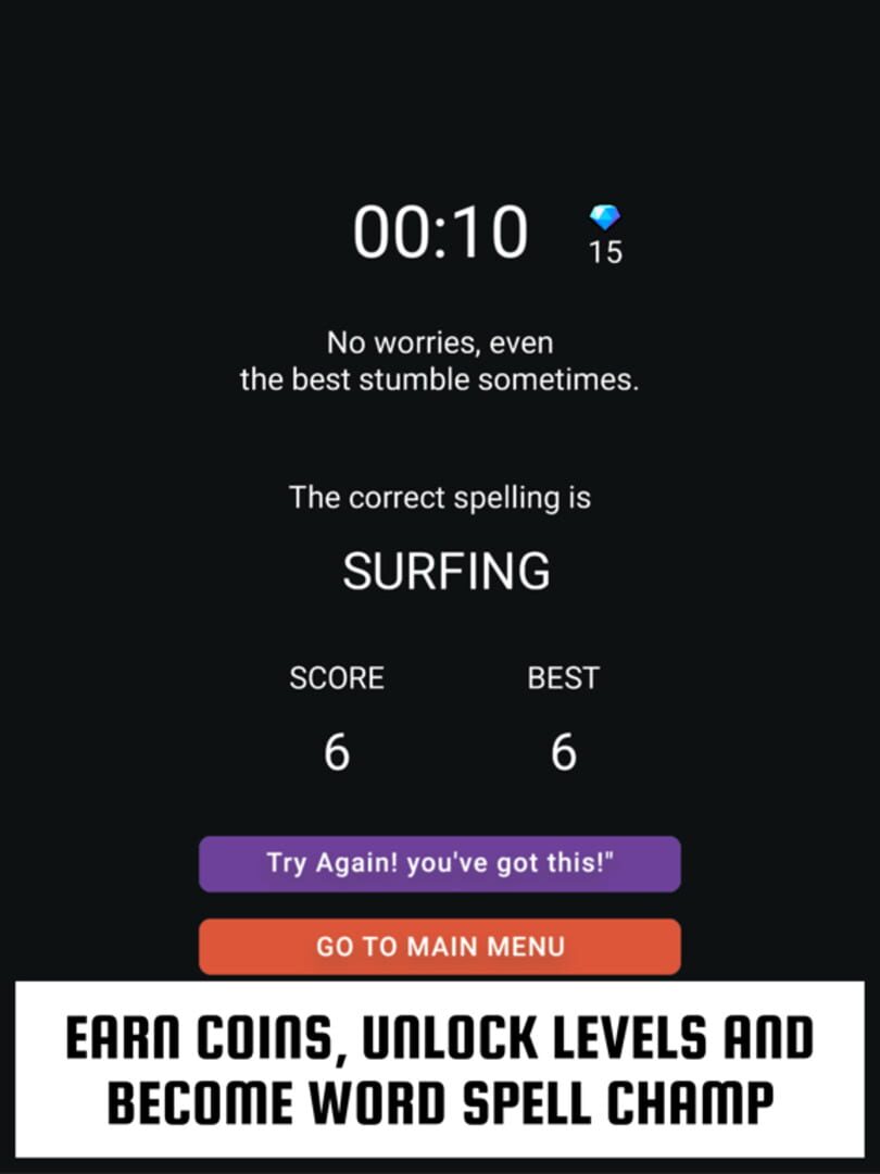 Word Spell Game: Yes or No ? - Screenshot