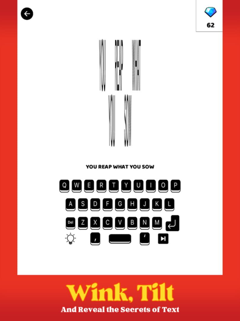 Stretch Text: Find Proverb - Screenshot